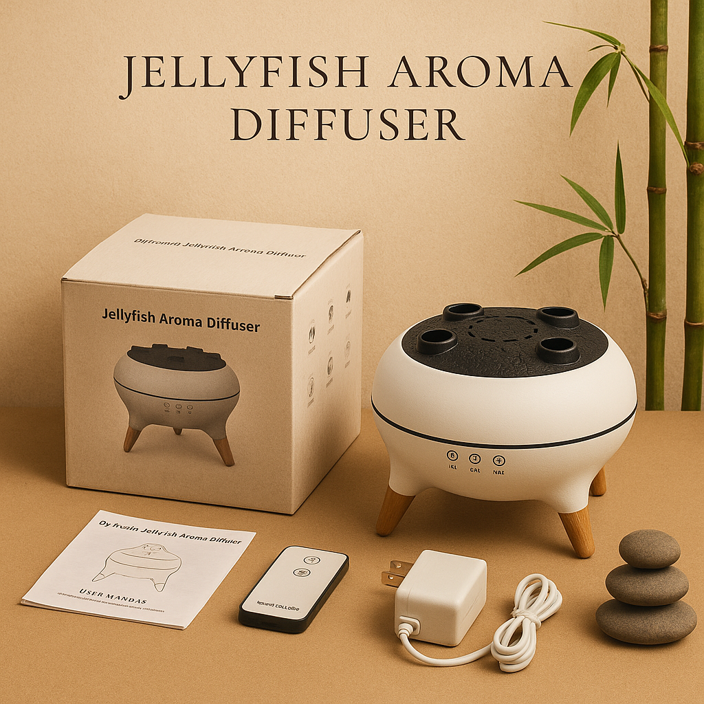 JellyGlow- Humidificateur méduse & Diffuseur d'Aromathérapie