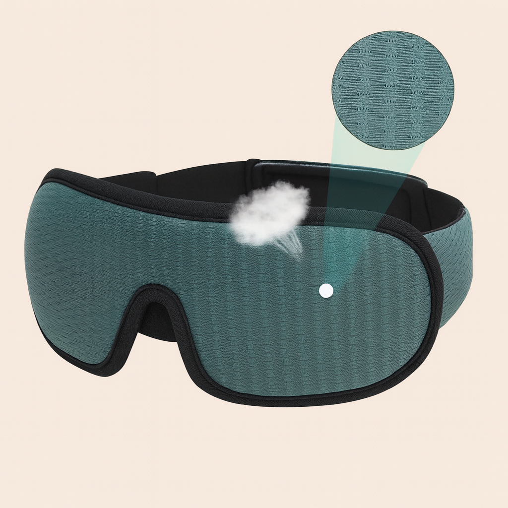 Masque de sommeil 3D Zenivia- Repos Profond & Zéro Pression