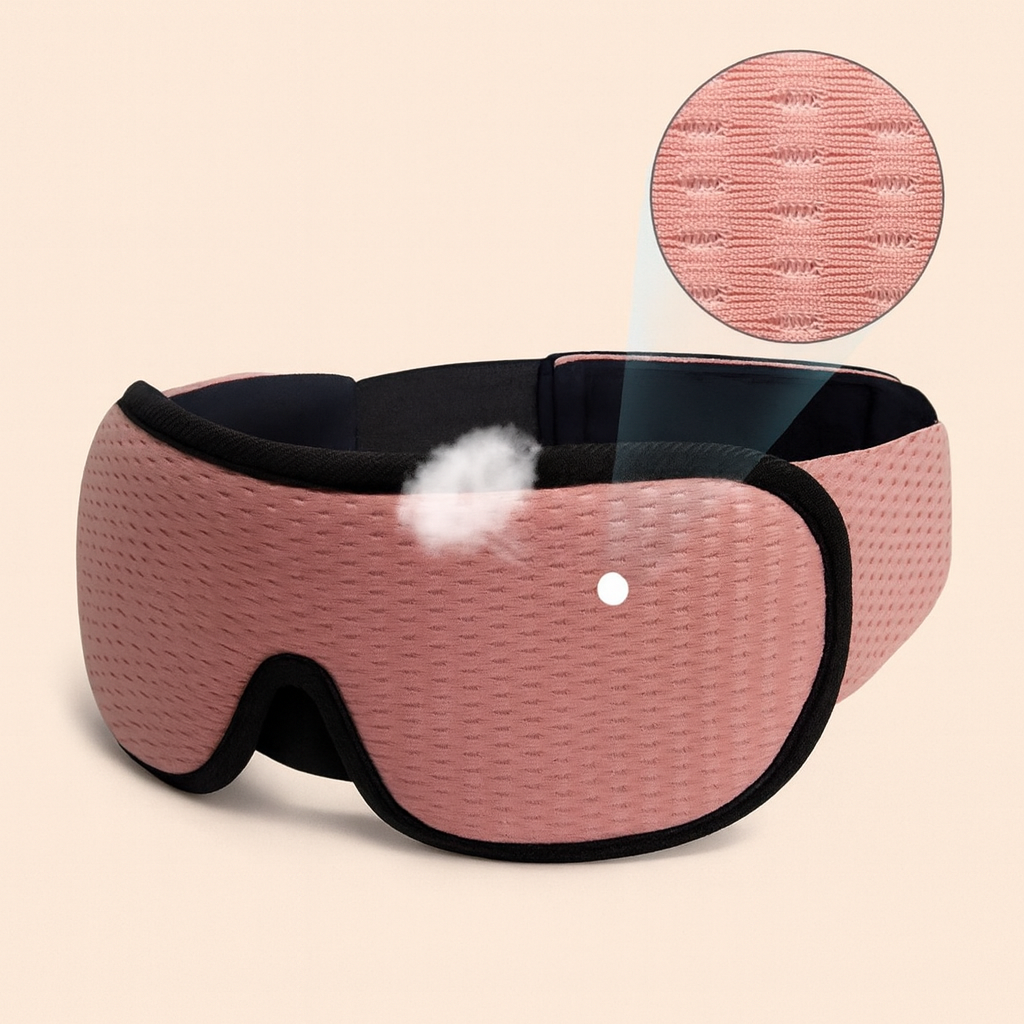 Masque de sommeil 3D Zenivia- Repos Profond & Zéro Pression