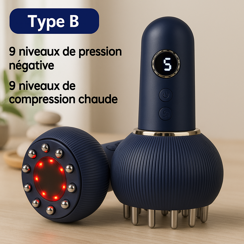 Brosse de massage Anti - Cellulite & Thermothérapie