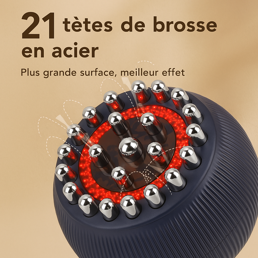 Brosse de massage Anti - Cellulite & Thermothérapie