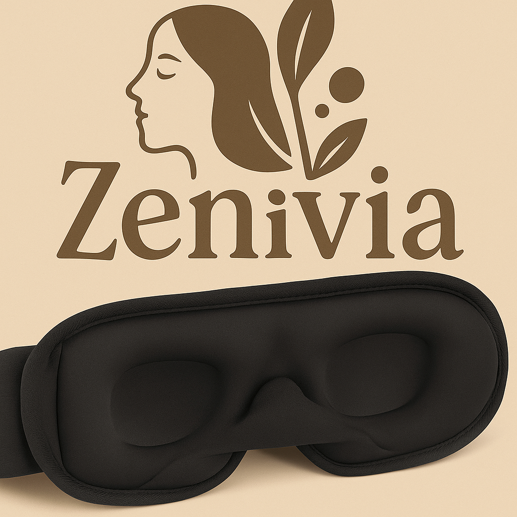 Masque de sommeil 3D Zenivia- Repos Profond & Zéro Pression