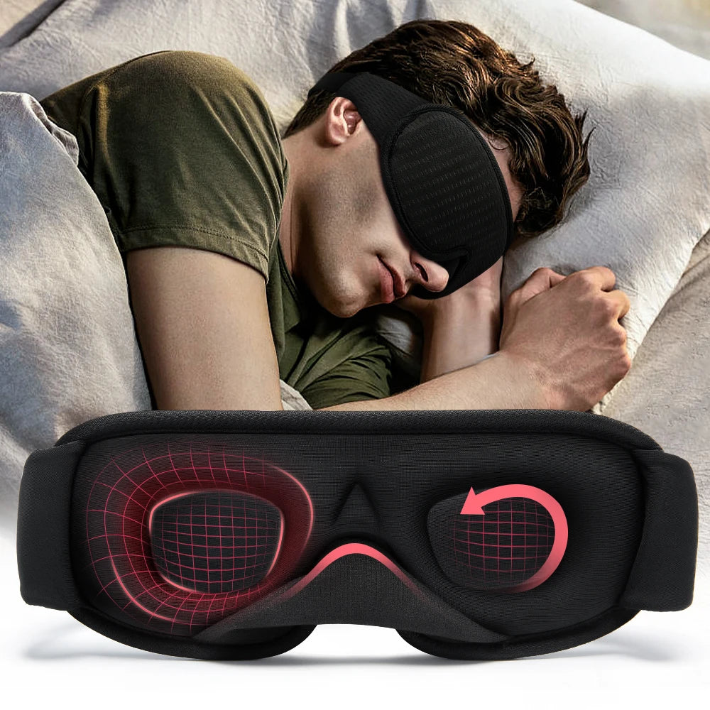 Masque de sommeil 3D Zenivia- Repos Profond & Zéro Pression